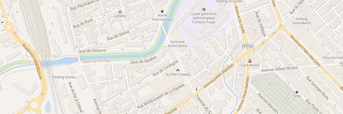 Plan du 21 Rue du President Doumer à Perpignan