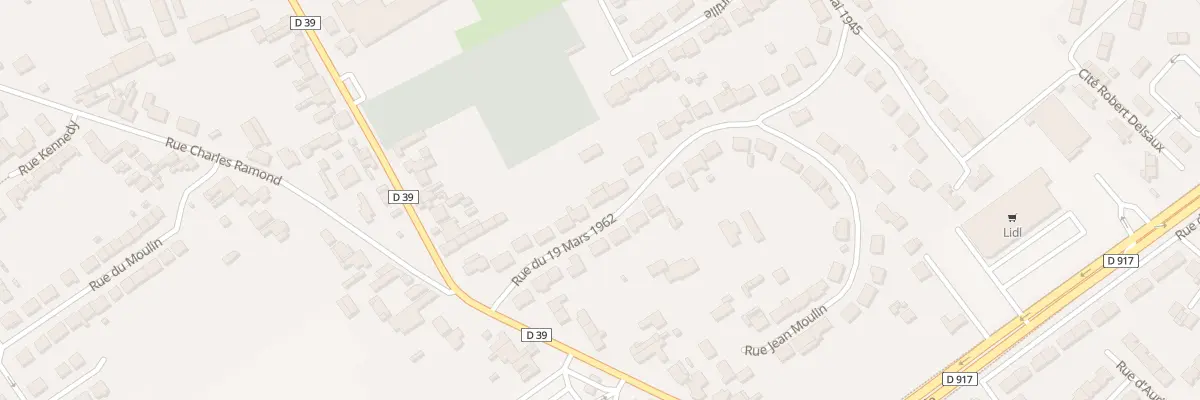 Plan du 14 Rue du 19 Mars 1962 à Annay