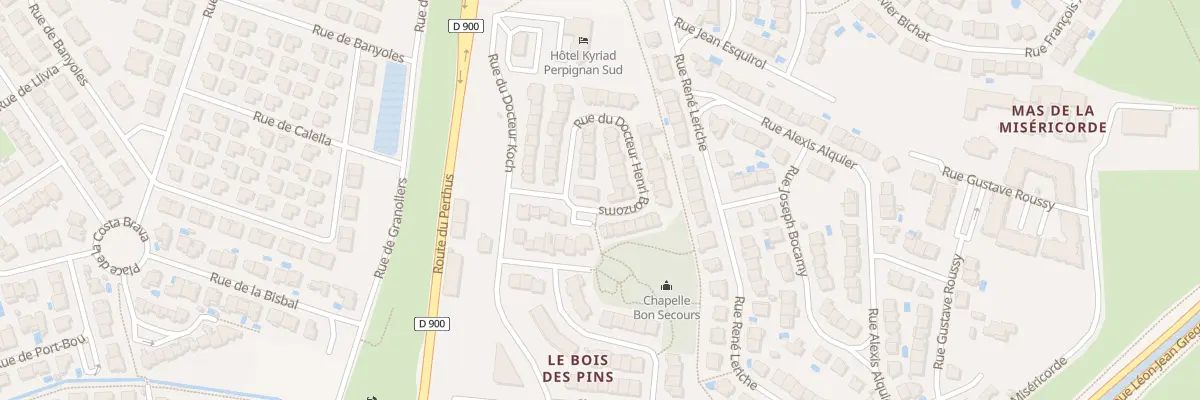 Plan du 5B Rue du Docteur Henri Bonzoms à Perpignan
