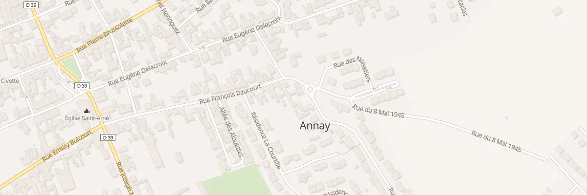 Plan du 7 Rue du 8 Mai 1945 à Annay