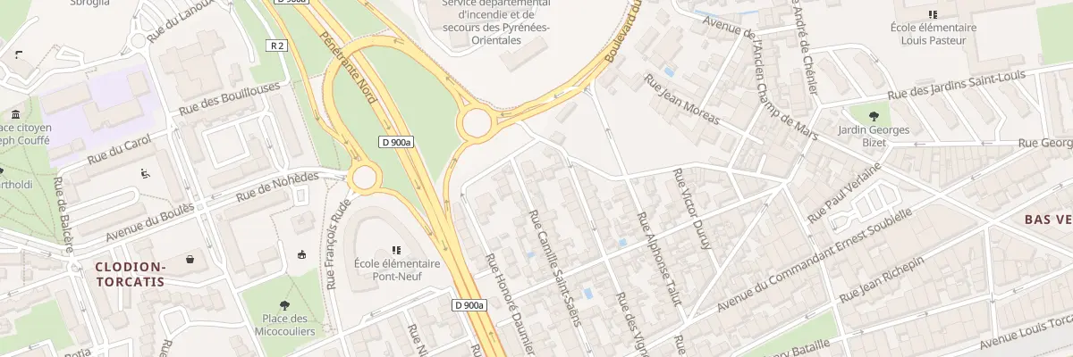Plan du 46 Rue Camille Saint-Saens à Perpignan