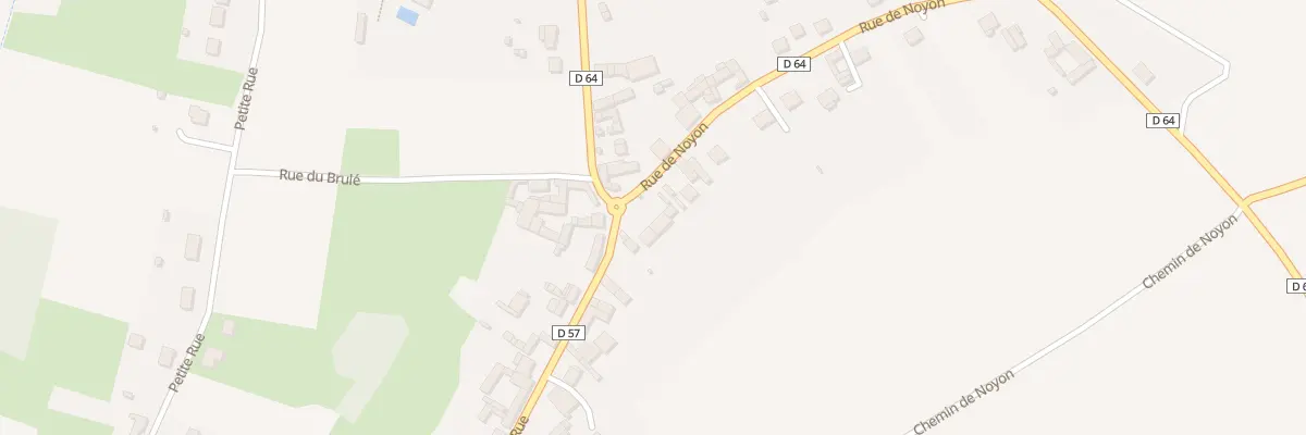 Plan du 8 Rue de Noyon à Thiescourt