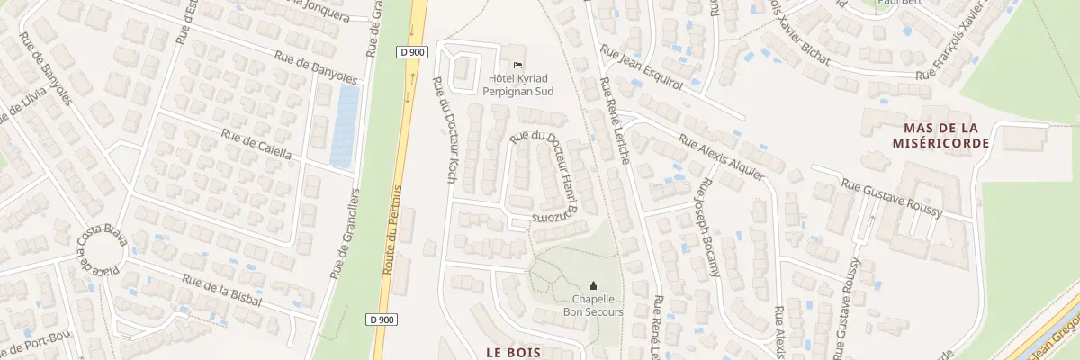 Plan du 15 Rue du Docteur Henri Bonzoms à Perpignan