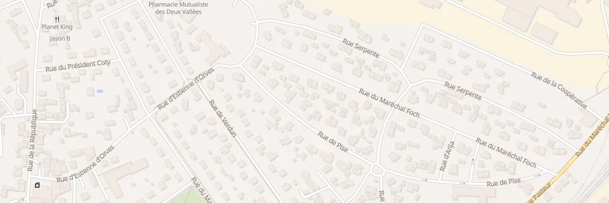 Plan du 34 Rue de Pise à Thourotte