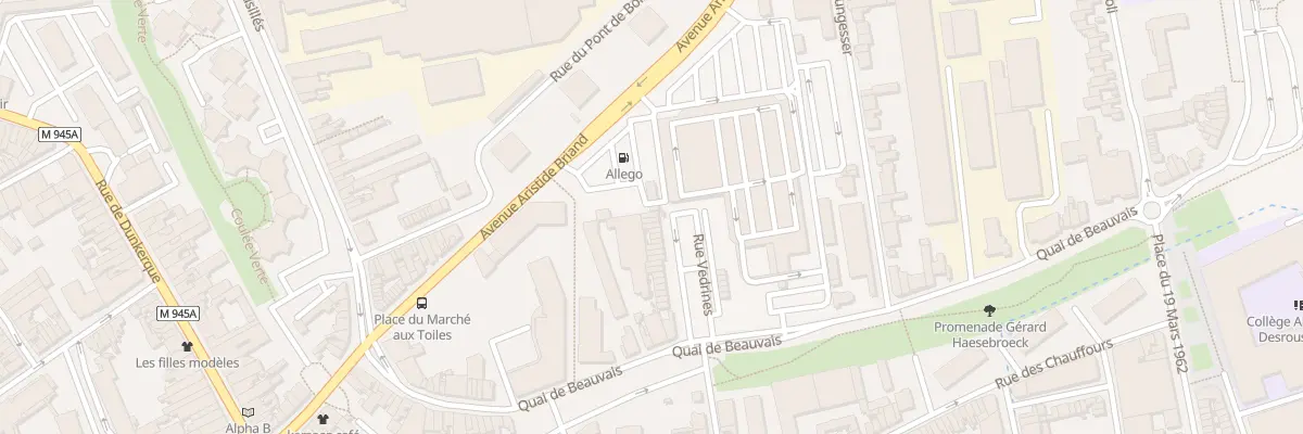 Plan du 20 Rue Roland Garros à Armentières