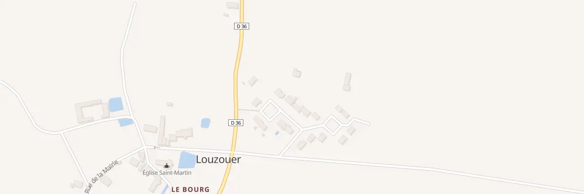 Plan du 8 Le Chemin des Boeufs à Louzouer
