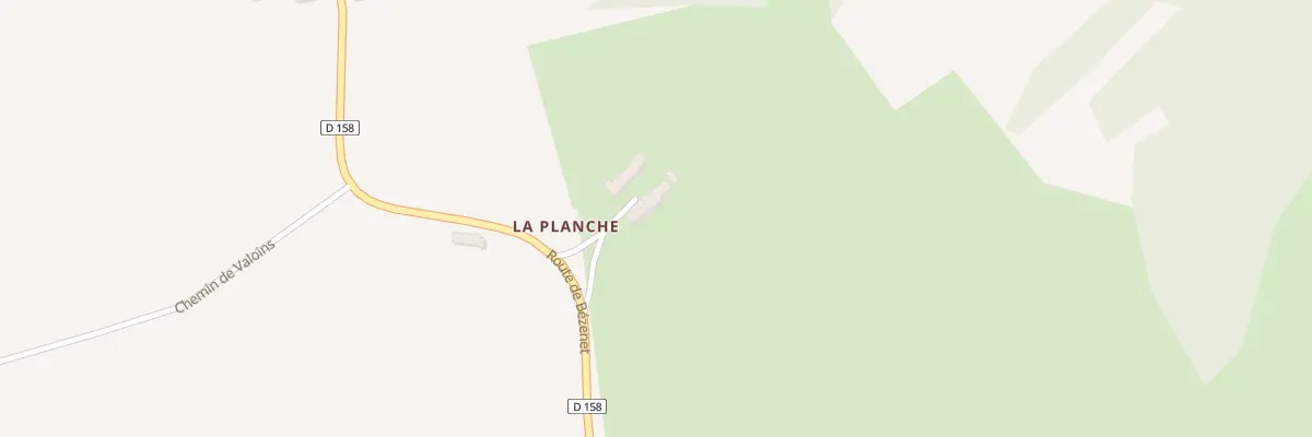 Plan du 5113 La Planche à Beaune-d’Allier