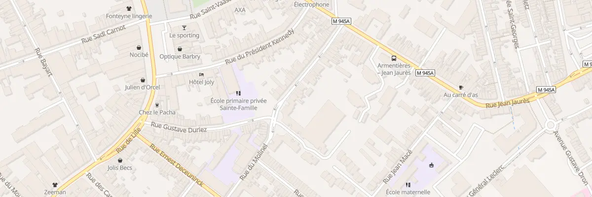 Plan du 12 Rue Arthur Defer à Armentières