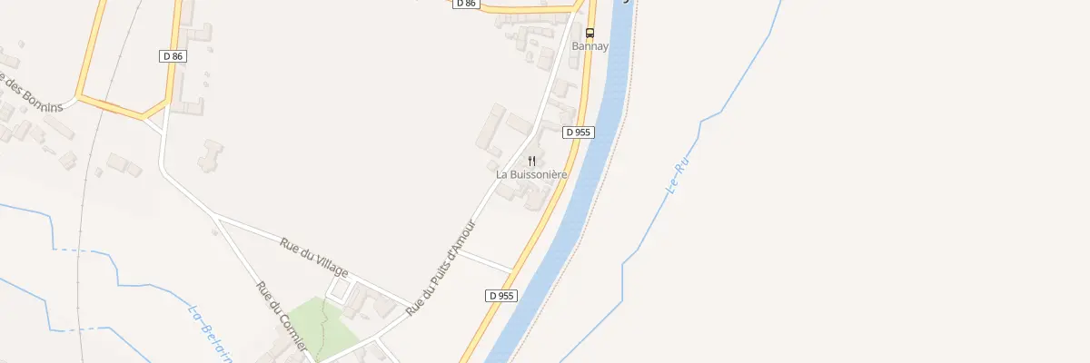 Plan du 60 Rue du Canal à Bannay