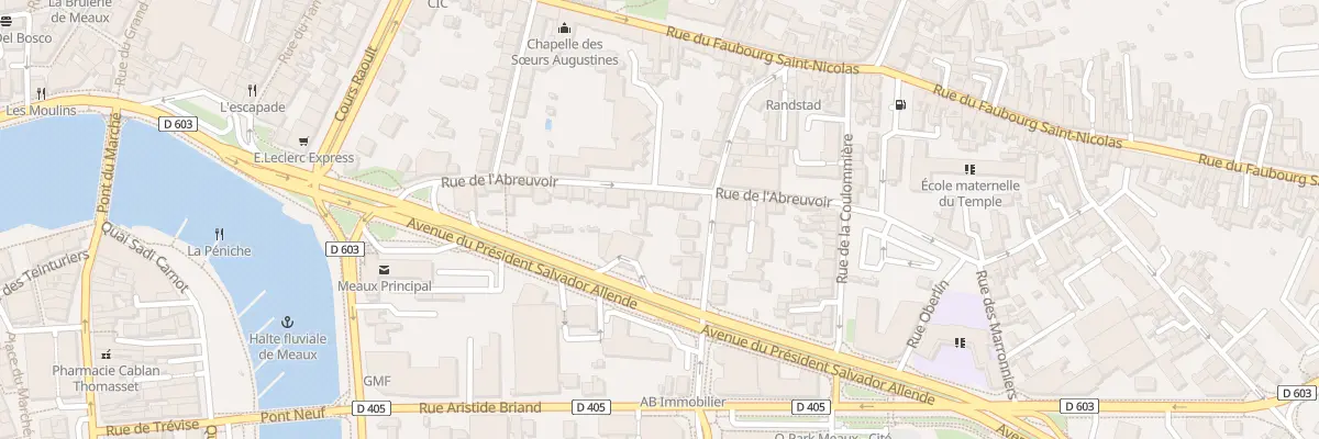 Plan du 44 Rue de l’Abreuvoir à Meaux