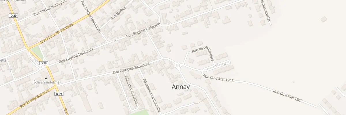Plan du 16 Rue du 8 Mai 1945 à Annay