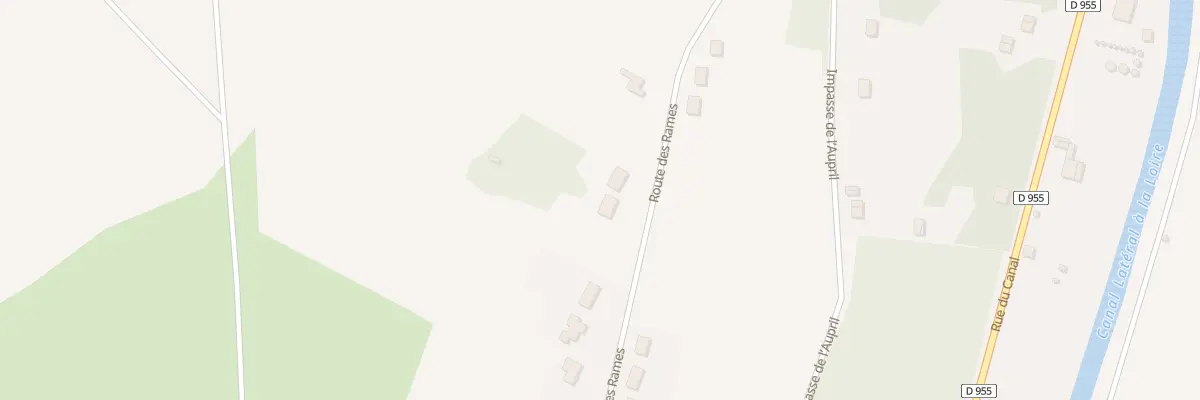 Plan du 41 Rte des Rames à Bannay