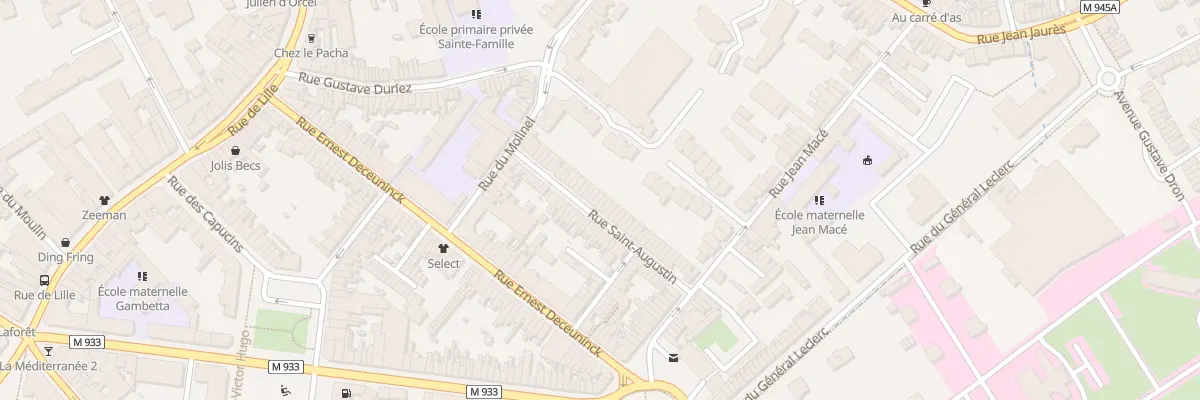 Plan du 31 Rue Saint Augustin à Armentières