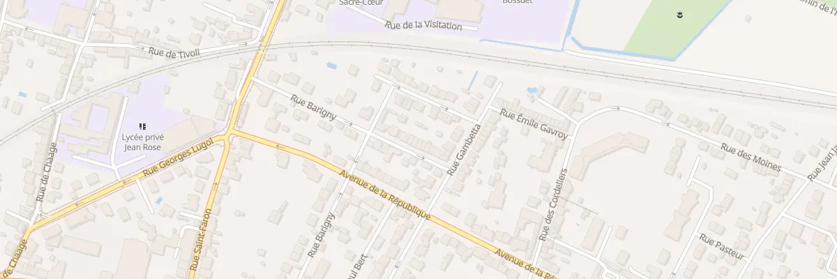 Plan du 10 Rue Ambroise Bully à Meaux