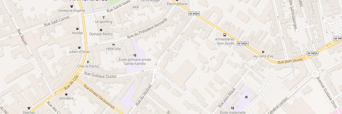 Plan du 14 Rue Arthur Defer à Armentières