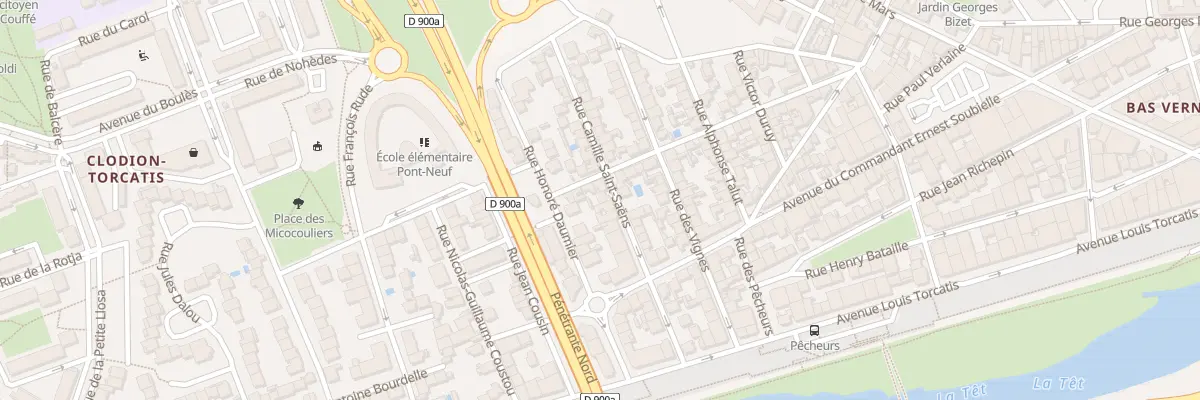 Plan du 23 Rue Camille Saint-Saens à Perpignan