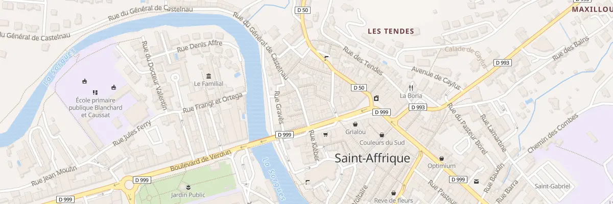 Plan du 6 Rue du Gal de Castelnau à Saint-Affrique