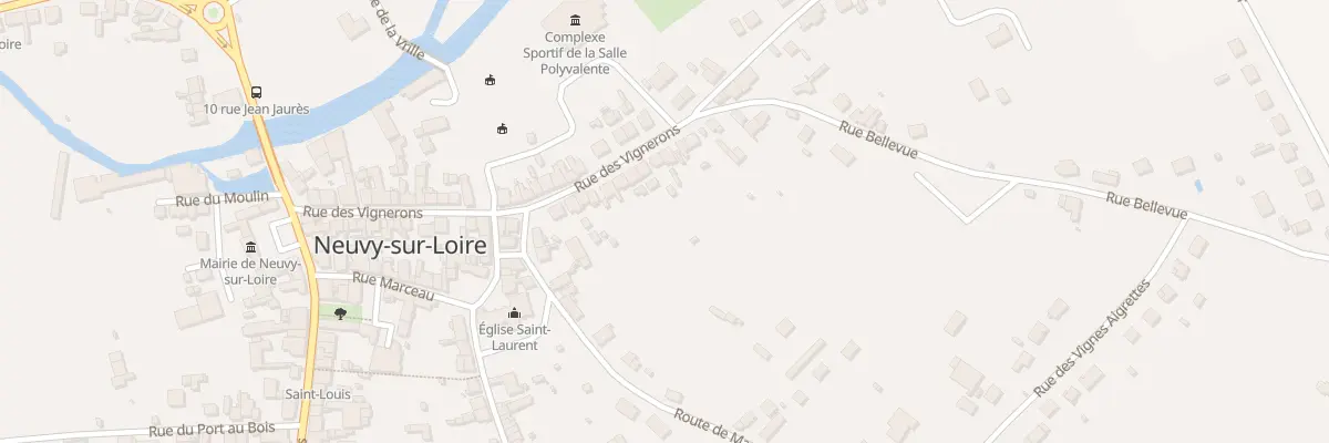 Plan du 44 Rue des Vignerons à Neuvy-sur-Loire