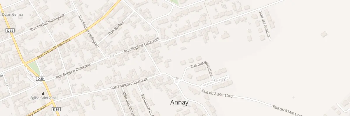 Plan du 12 Rue du 8 Mai 1945 à Annay