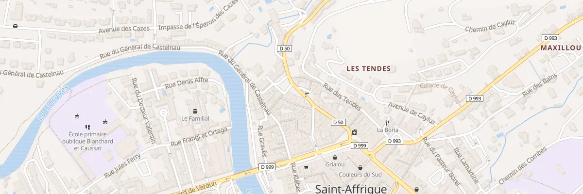 Plan du 11 Pl François Fabié à Saint-Affrique
