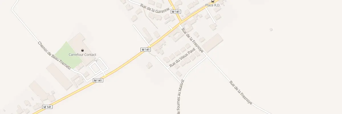 Plan du 7 Rue du Vieux Pavé au Maisnil