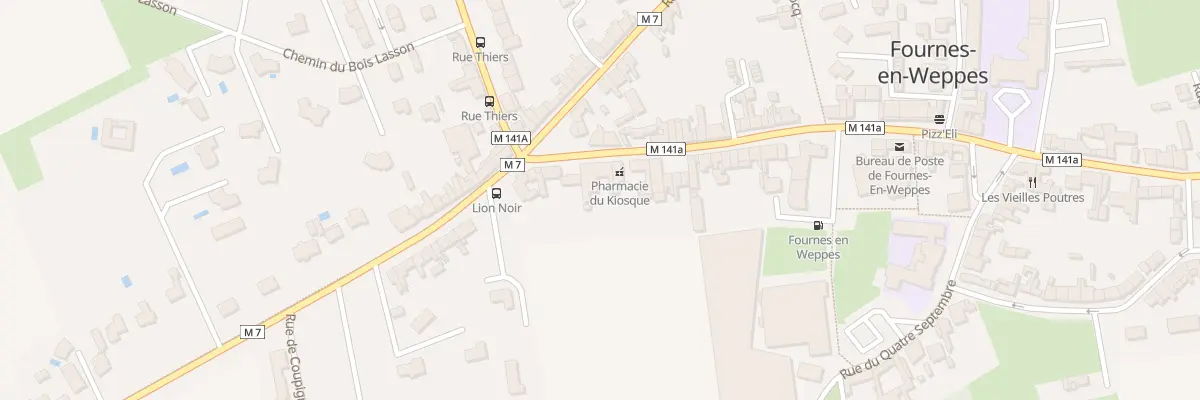 Plan du 936 Rue Faidherbe à Fournes-en-Weppes