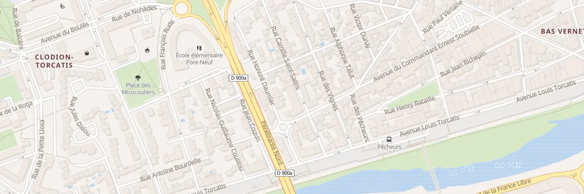 Plan du 15 Rue Camille Saint-Saens à Perpignan