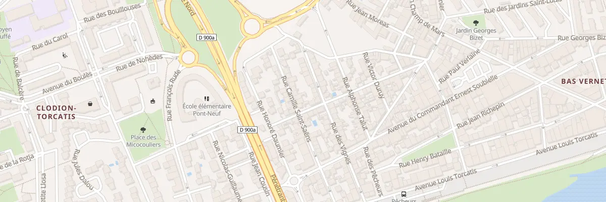 Plan du 28 Rue Camille Saint-Saens à Perpignan