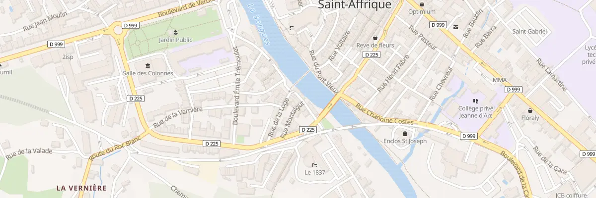 Plan du 34 Rue du Traupont à Saint-Affrique
