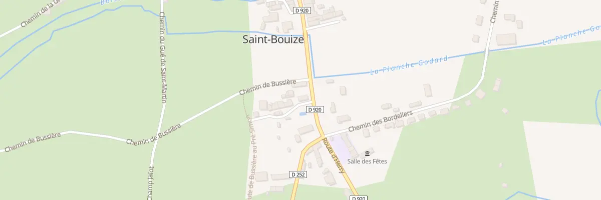 Plan du 1 Che du Gouyat à Saint-Bouize