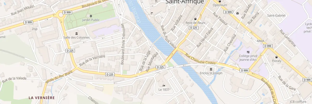 Plan du 36 Rue du Traupont à Saint-Affrique