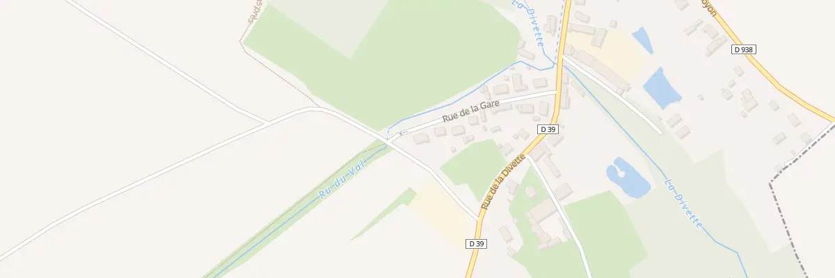 Plan du 10 Rue de la Gare à Dives