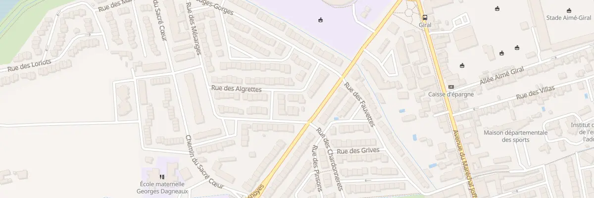 Plan du 15 Rue des Aigrettes à Perpignan