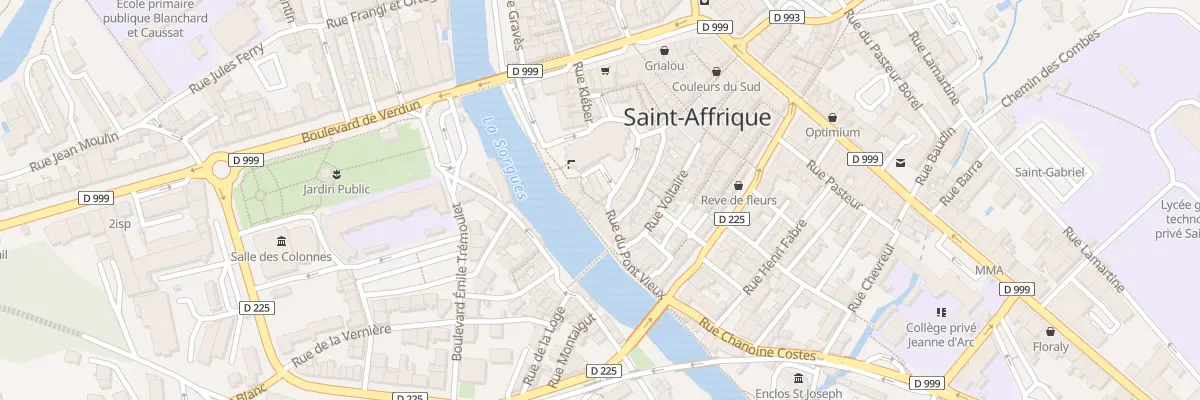 Plan du 3 Rue du Pont Vieux à Saint-Affrique