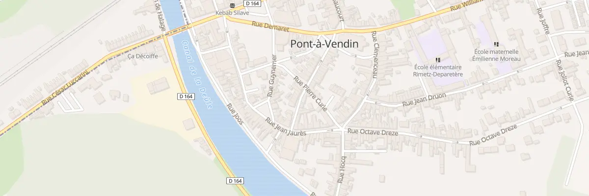 Plan du 10 Rue Alexandre Davroux à Pont-à-Vendin
