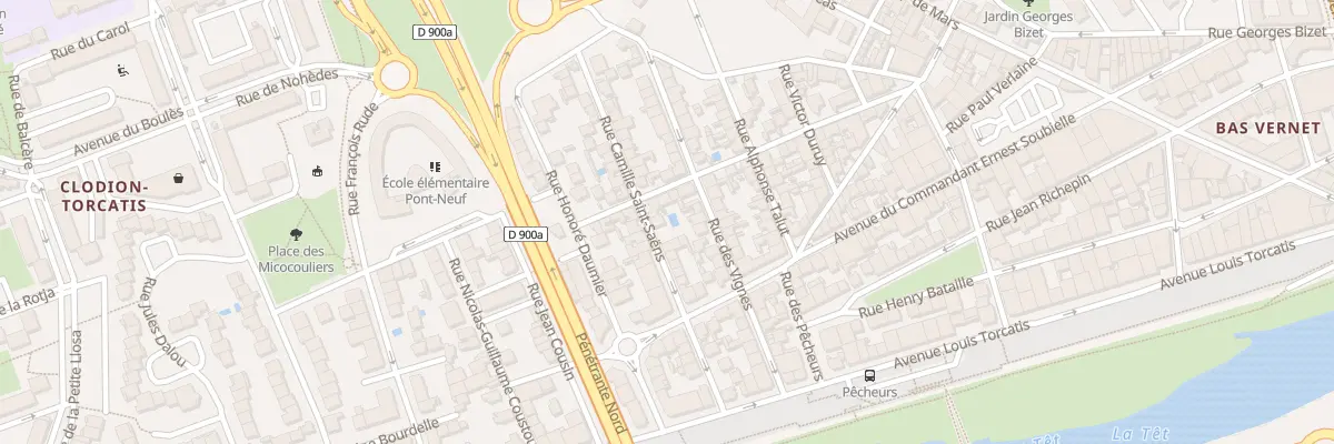 Plan du 24 Rue Camille Saint-Saens à Perpignan
