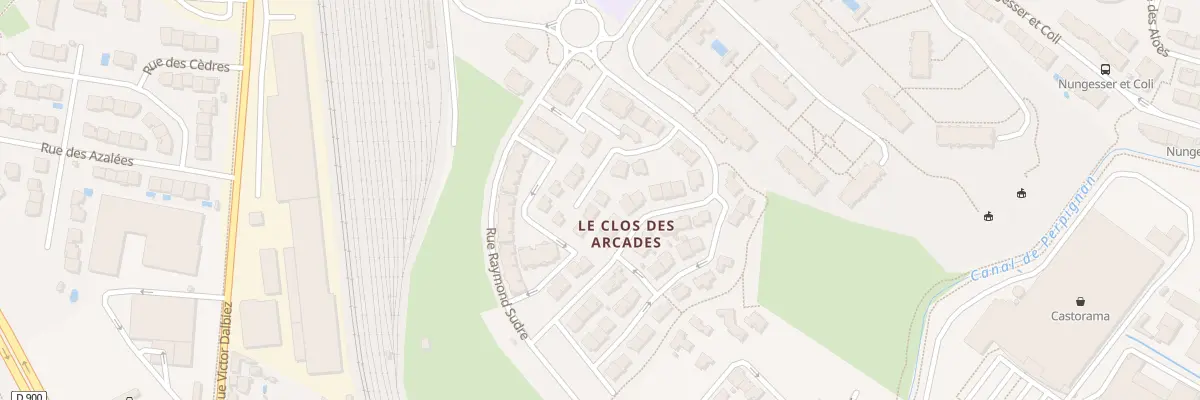 Plan du 12 Rue Luce Fillol à Perpignan