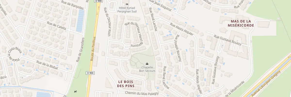 Plan du 18 Rue du Docteur Henri Bonzoms à Perpignan