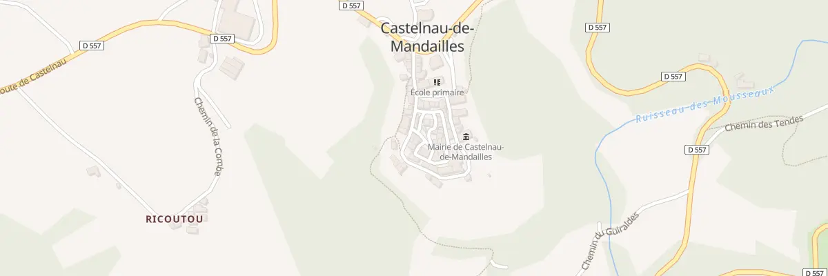 Plan du 7 Rue des Forgerons à Castelnau-de-Mandailles