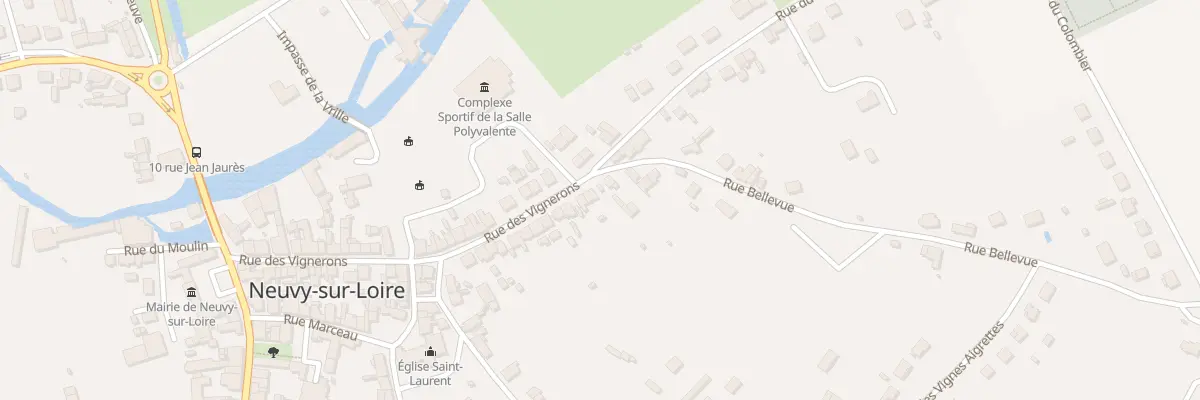 Plan du 54 Rue des Vignerons à Neuvy-sur-Loire
