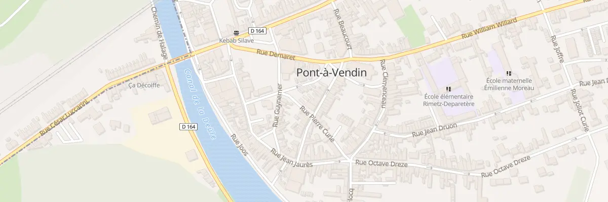 Plan du 20 Rue Alexandre Davroux à Pont-à-Vendin