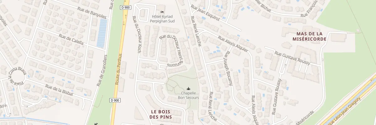 Plan du 20 Rue du Docteur Henri Bonzoms à Perpignan