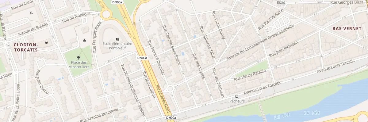 Plan du 20 Rue Camille Saint-Saens à Perpignan