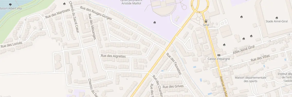 Plan du 4 Rue des Aigrettes à Perpignan