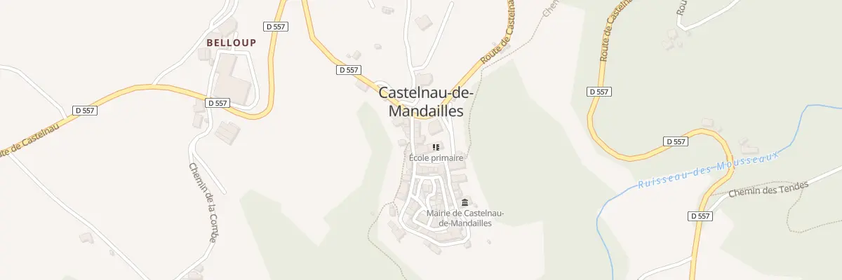 Plan du 5 Rue du Bois à Castelnau-de-Mandailles