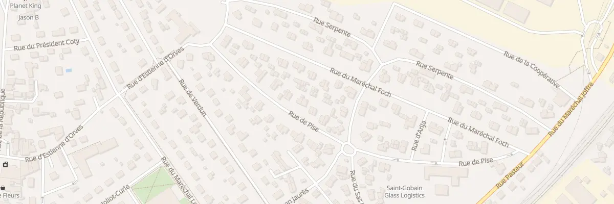 Plan du 24 Rue de Pise à Thourotte