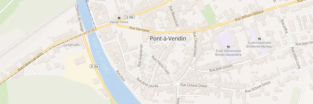 Plan du 22 Rue Alexandre Davroux à Pont-à-Vendin