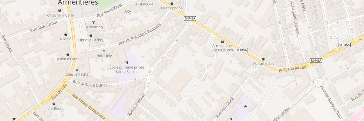 Plan du 26 Rue Arthur Defer à Armentières