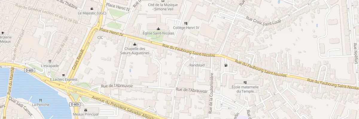 Plan du 4 Rue de la Creche à Meaux