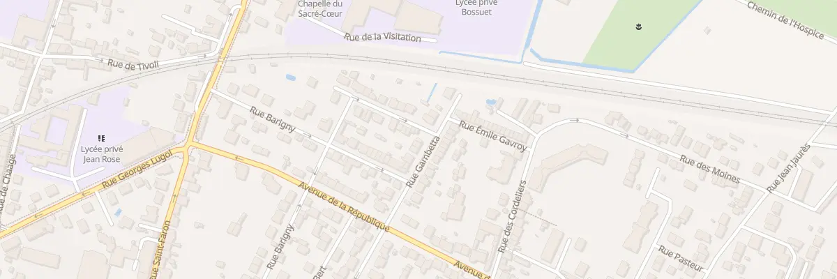 Plan du 57 Rue Gambetta à Meaux